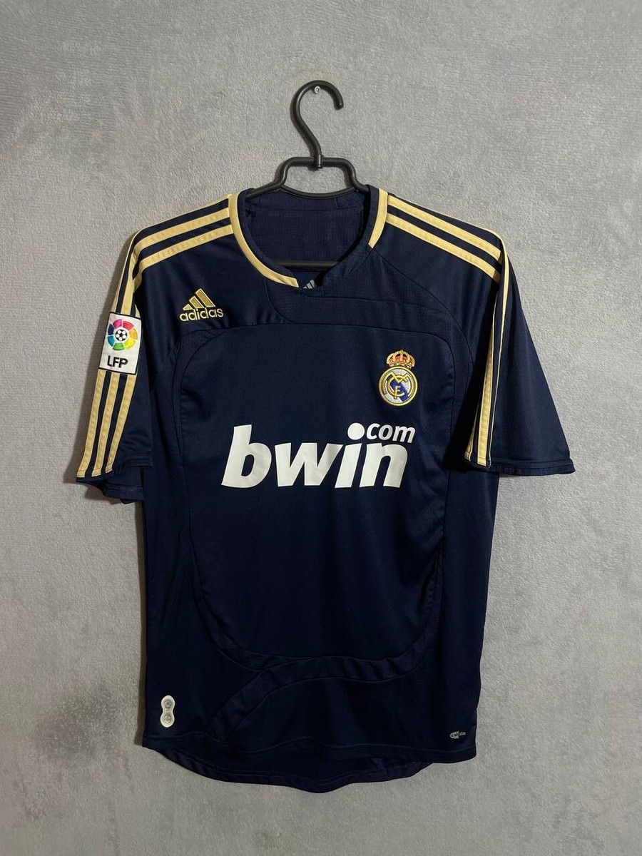 レア！adidas 2007-2008real madirdホーム ユニフォーム Real madrid 2007 2008 adidas football shirt soccer jersey
