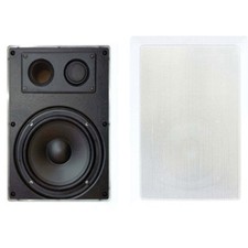 Pyle PDIW87 8" 2-Way Enclosed Back In-Wall Speaker Pair - White