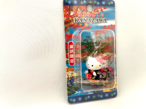 Llavero vintage Sanrio Hello Kitty Gotochi Charm JAPÓN Kanazawa 2002 - Imagen 3 de 8