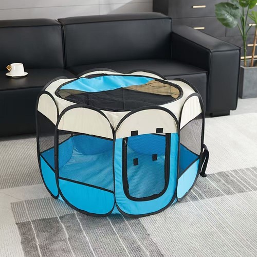 Large Foldable Soft Fabric Dog Crate Cat Cage Pet Bed Travel Puppy Play Pen Tent - Picture 17 of 17