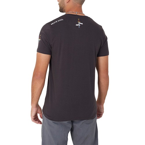 BRAVE SOUL Mens T Shirts Lightweight Printed Tee Crew Neck Cotton Top New S-2XL - Picture 11 of 14