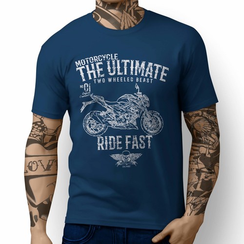 JL Ultimate Illustration for A Suzuki GSX S750Z 2018 Motorrad Fan T-Shirt - Bild 12 von 24