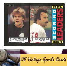 1985 Topps #195 Gary Anderson / Ray Wersching