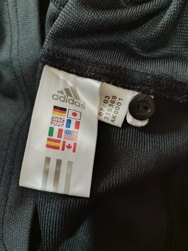 All Blacks Adidas Rugby Shirt World Cup 2003 Player Issue Jersey WC Men Size M - Picture 10 of 11