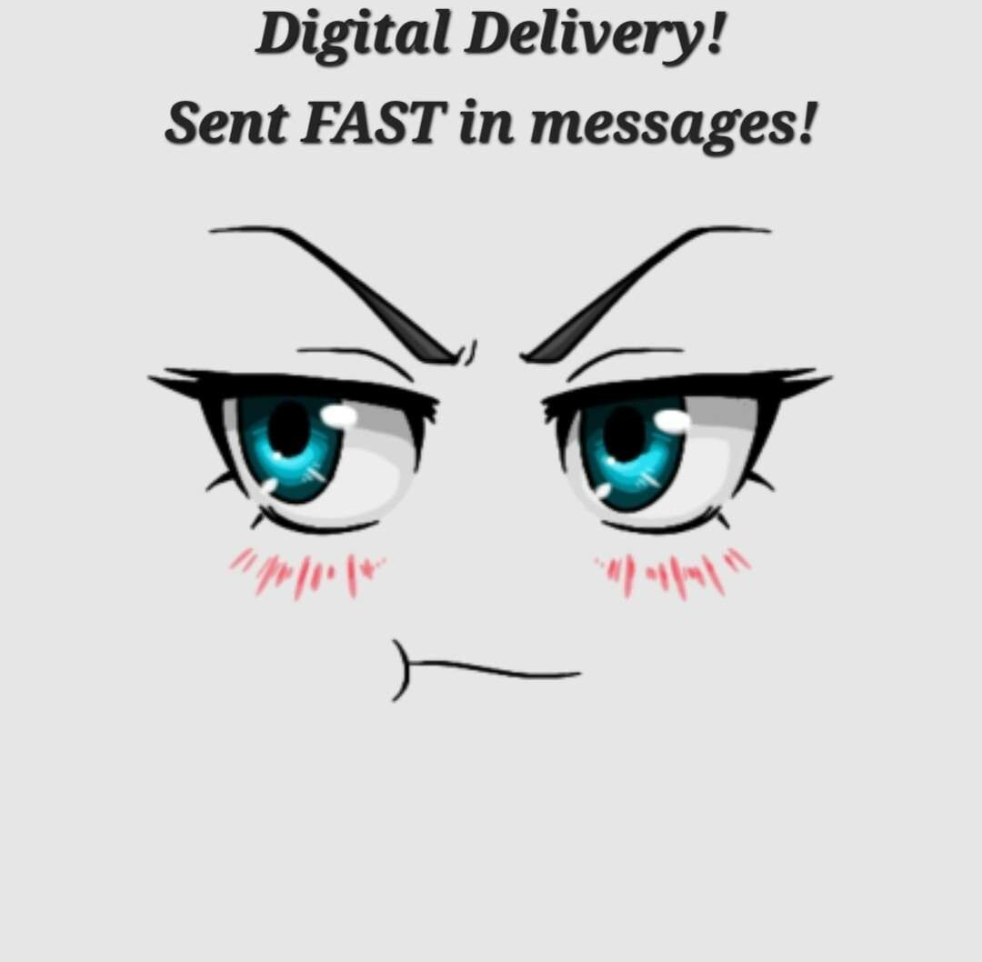 ROBL0X Tsundere Expression Sakura Emi Anime FACE Toy Code