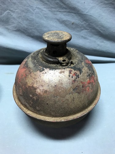 Vintage Pair Early Kerosene Smudge Pot Highway Torch Burner Flares Old 1771-24B - Picture 7 of 14