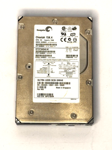 Seagate Cheetah 15K ST373454LW 73Gb 15000RPM SCSI Ultra320 3.5" HDD Hard Drive