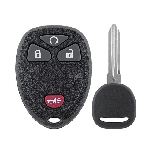 2 For 2007 - 2013 Chevrolet Silverado 1500 2500 3500 Remote Fob + Ignition Key - Picture 8 of 13