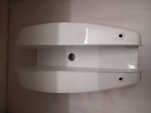 BSA A65 Thunderbolt Lightning Orange White Painted Gas Petrol Tank 1970'|Fit For - Bild 2 von 5