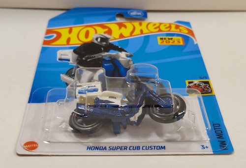 Honda Super Cub Custom 160/250 Hot Wheels 2023 HKK33 HW Moto 5/5 motorcycle - Picture 5 of 18