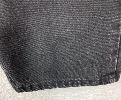 Wrangler Jeans Mens 40x32 Black Wash Straight Cotton Denim Mid Rise Workwear - Picture 13 of 14