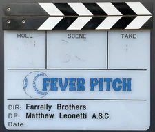 2004 Fever Pitch Set Used Film Slate Boston Red Sox Farrelly Bros Baseball Movie