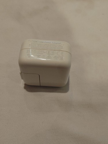 Apple 12W Genuine USB Power Adapter Charger Lightning Cable iPad iPhone A1401 - Picture 6 of 6