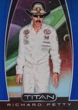 PANINI 2020 CHRONICLES RICHARD PETTY #7 6/199 TITAN BLUE PARALLEL CARD