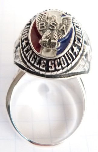 ANELLO SPILLA,AQUILA SCOUT ARGENTO 925 - Foto 7 di 9