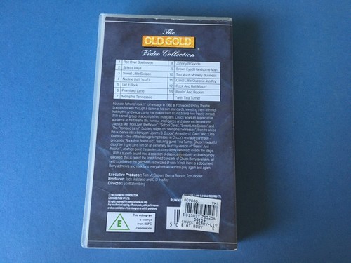 CHUCK BERRY - LIVE AT THE ROXY - VHS VIDEO VINTAGE - Imagen 3 de 3