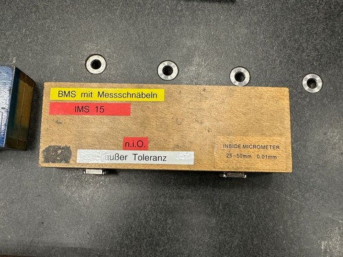 Posten (5x) Bügelmessschraube Zahnweitenmessschraube Innenmikrometer - Picture 9 of 12