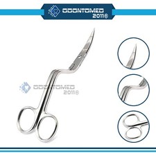 Professional Embroidery Applique Scissors Double - Curved Bent Handle 6"