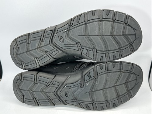 Skechers SN 23360S Air Cooled Memory Foam Black Running Shoes Slip On Size 8.5 - Picture 8 of 13