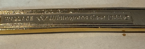 Bastón de caramelo Wallace Silversmith 1982 Navidad Wintergreen bastón adorno y caja - Imagen 17 de 18