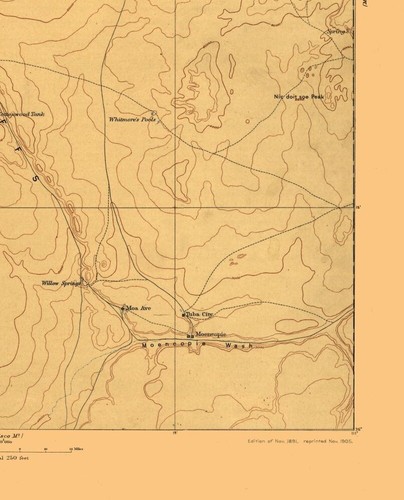 Topographical Map - Echo Cliffs Sheet Arizona - USGS 1891 - 23 x 28.48 - Bild 3 von 20