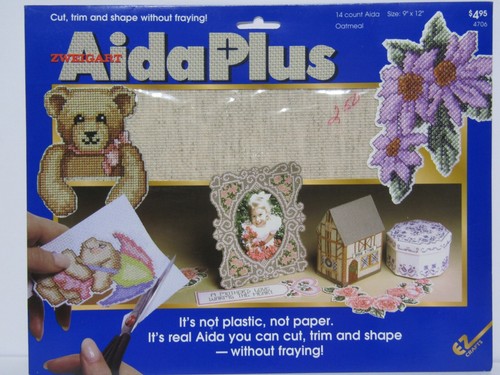 ZWEIGART Panno punto croce 14 pezzi AIDA PLUS AIDAPLUS 8 colori a scelta 9x12 nuovo con scatola - Foto 22 di 23