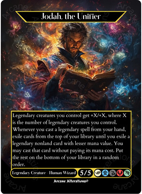 Jodah, the Unifier - Full Art Altered Art Custom Proxy Cards