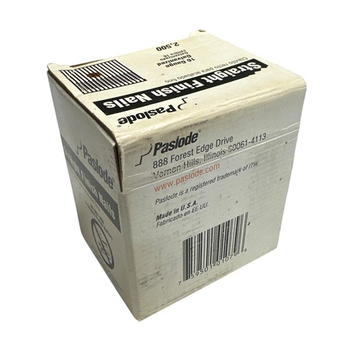 NOS Paslode Straight Finish Nails - 16 Gauge 2.5” Long - 2,500 - Picture 2 of 3
