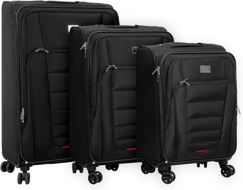Luggage Set Expandable Suitcase Lightweight Travel Suitcase Set 3-Pieces Set