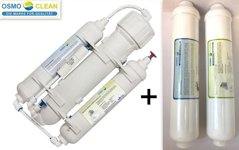 Osmoseanlage Smart 385 Liter am Tag 0,2 L Min. Wasserfilter + Ersatzfilter Set Osmoseanlage Smart 385 Liter am Tag 0,2 L Min. Wasserfilter + Ersatzfilter Set