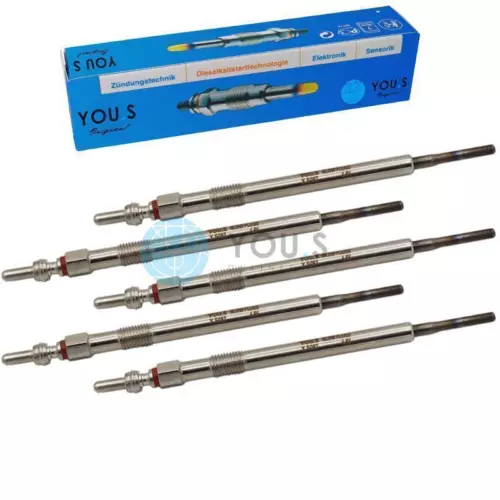 5pcs YOU.S Genuine Glow Plugs for VOLVO XC60 XC90 I 2.4 D D3 D5