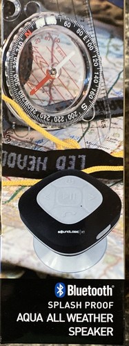 Aqua All Weather Speaker Soundlogic XT Bluetooth Splash Proof USB Rechargeable - Picture 4 of 4