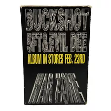 Buckshot 5Ft Evil Dee War Zone Cassette Single Duck Down Rec.Sampler Promo 1998
