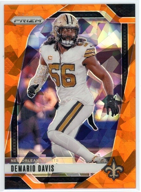DEMARIO DAVIS 2024 Panini Prizm Orange Ice #207 Saints