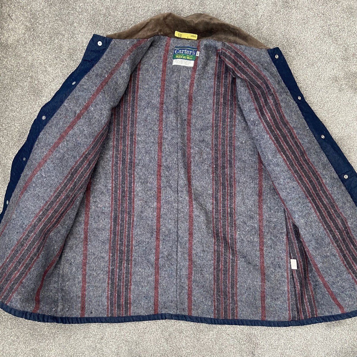 Vintage Carters Watch The Wear Selvedge Denim Chore Jacket Vintage Carters Watch The Wear Selvedge Denim Chore Jacket