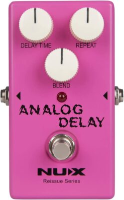NUX Analog Delay Guitar Effect Pedal 100% Warm Analogue Delay Circuit Effect