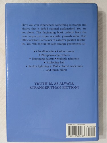 Handbook of Unusual Natural Phenomena William R. Corliss 1995 Hardcover - Picture 4 of 18