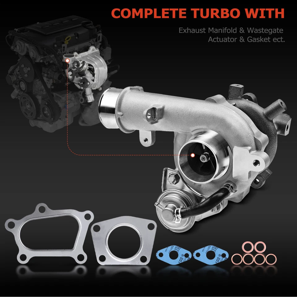 Turbocompresor para Mazda 3 2007-2013 6 2006-2007 CX-7 2007-2010 L4 2,3 L RHF5 Foto 2 de 4