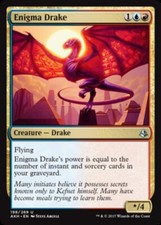Enigma Drake Light Play, English Magic the Gathering MTG Amonkhet