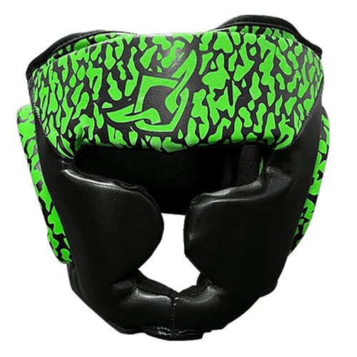 MANI BOXING HEAD GEAR FOR KIDS - GREEN - 第 1/3 張圖片