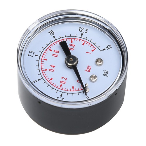 (0-15psi 0-1bar)Manometer Wasser Luft Manometer Wasser 10 Bar 1 Manometer 1 - Picture 12 of 23