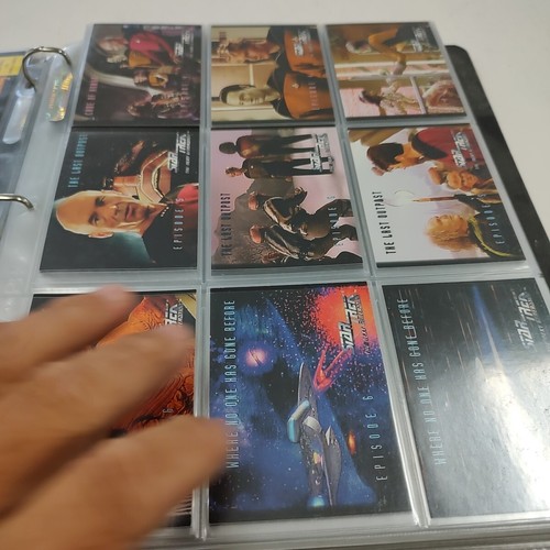 Star Trek The Next Generation Trading Cards Lot Of 300+ Skybox In Bindef - Picture 4 of 15