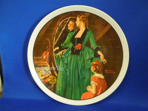 Vintage 1984 Knowles Norman Rockwell Mother's Day Decorative Plate 9149A - 第 1/8 張圖片