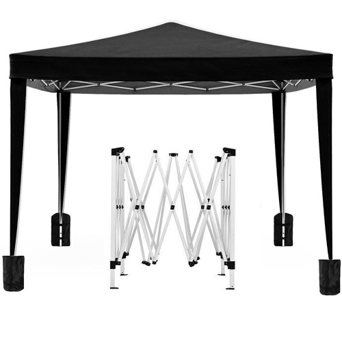 10'x10' Folding Canopy with 4 Removable Sidewalls Outdoor Event Shelter UPF 50+ - Picture 51 of 59