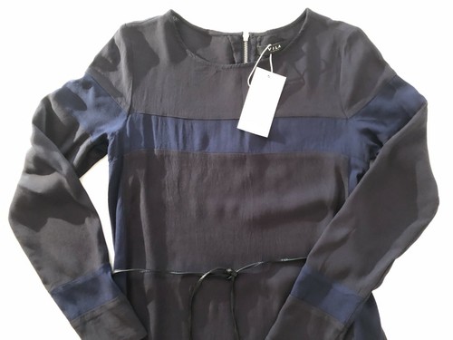 Vila Damen Vestido, Moda de Noche ,Negro, Cinturón Talla M, Manga Larga Nueva + - Imagen 3 de 12