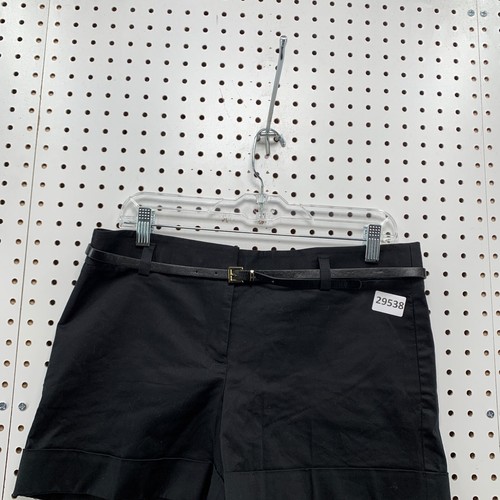New Express Belted Chino Shorts Black Womens Size 8 Fits 33x4 NWT - Picture 5 of 18