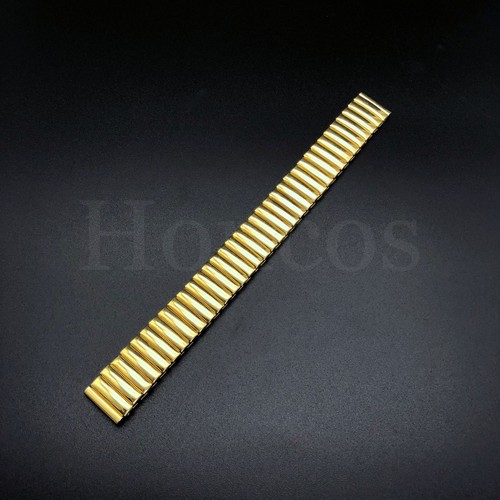 12 - 22 MM Stretch Expansion Stainless Steel Watch Band Strap Bracelet Gold USA - 第 6/8 張圖片