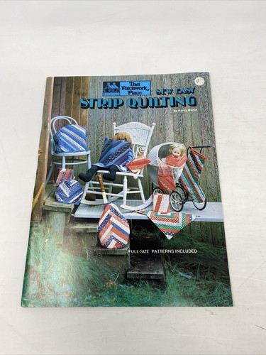 Sew Easy Strip Quilting Nancy Martin The Patchwork Place Quilting Book Booklet - Picture 1 of 5