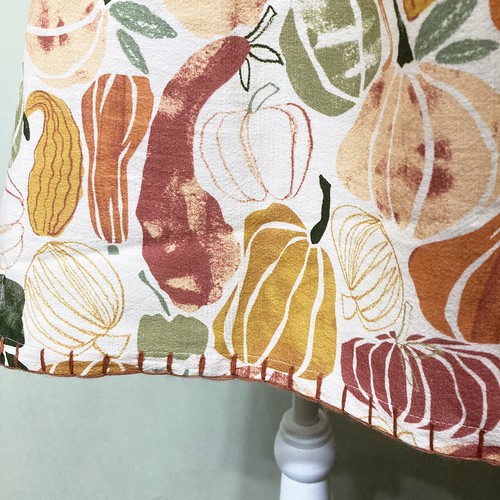 Anthropologie Kürbis Ernte Schürze Erwachsene Baumwolle Herbst Thanksgiving - Bild 4 von 6