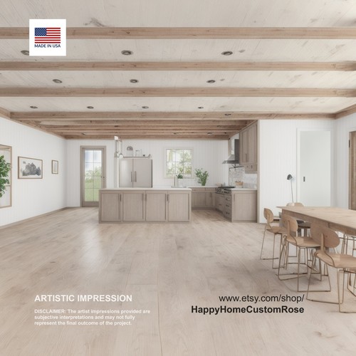 Nordic Barndominium Modern House Open Plan Design 80 x 32 - 3 Bed 2 Bath Drawing - Picture 4 of 4